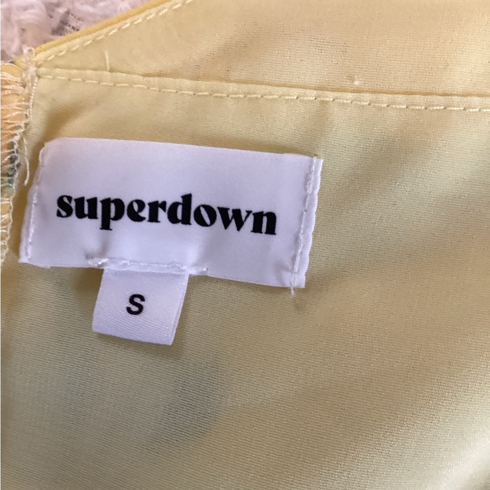 Superdown Yellow Halter Wrap Top - image 4